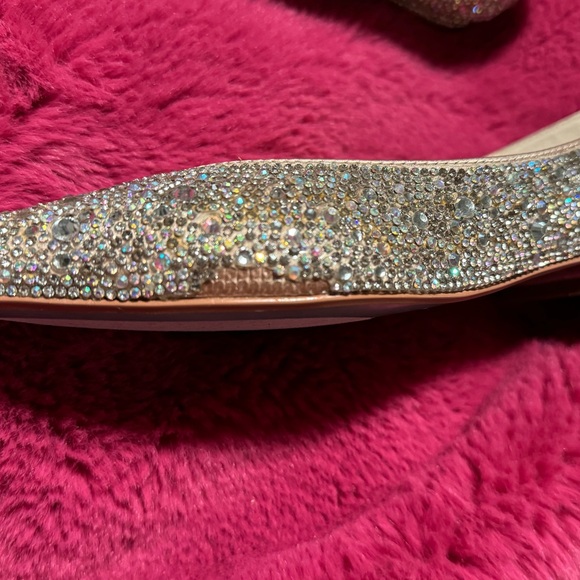 Betsey Johnson Crystal Studded Flats - Picture 10 of 13